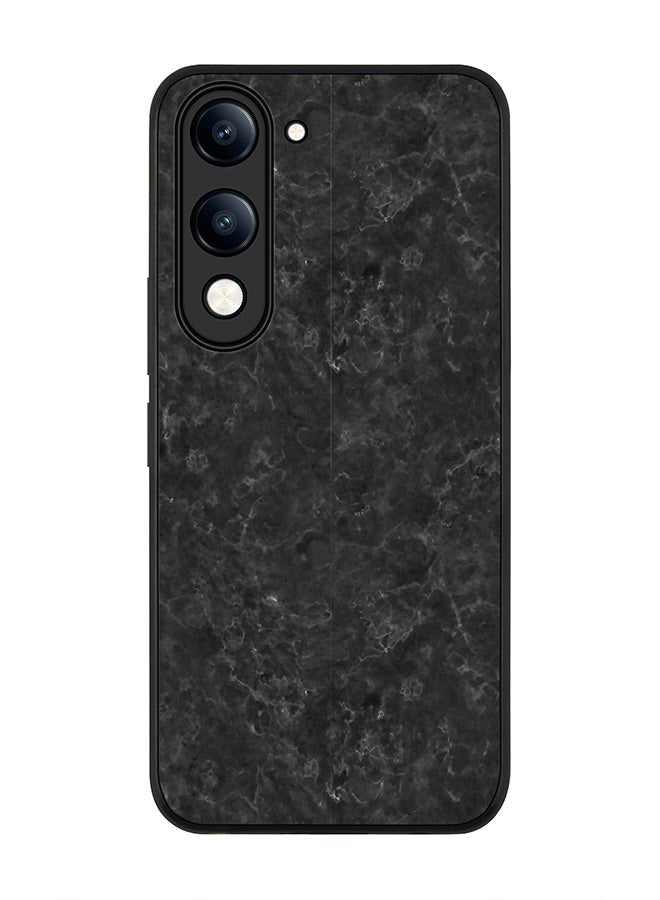 Stylizedd For vivo Y04 / Y29t 5G Case,Slim fit Camera Protection, Shockproof Thin Phone cover  - Marble Texture Black - Image 1